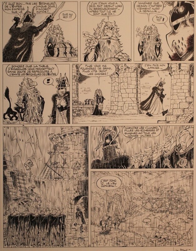 Luguy - Percevan - Planche originale