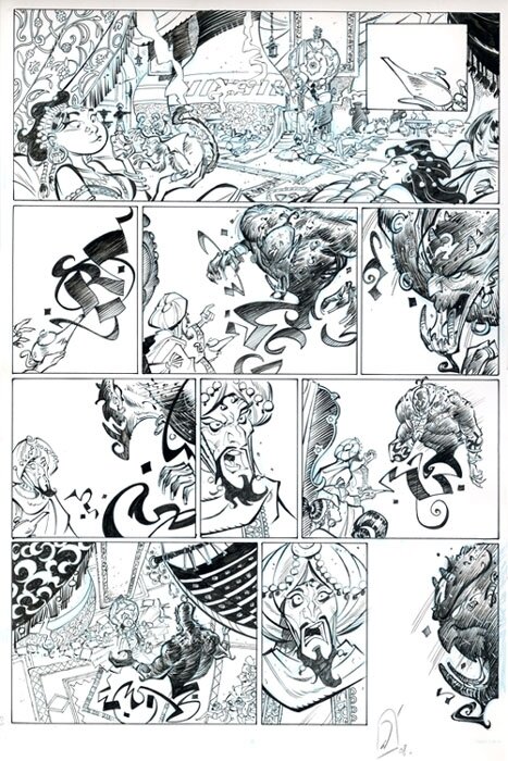 Pierre Alary, Sinbad - T01 - Planche 02 - Planche originale