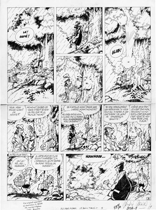 Benn, Mic Mac Adam - Le bois maudit planche 3 - Comic Strip