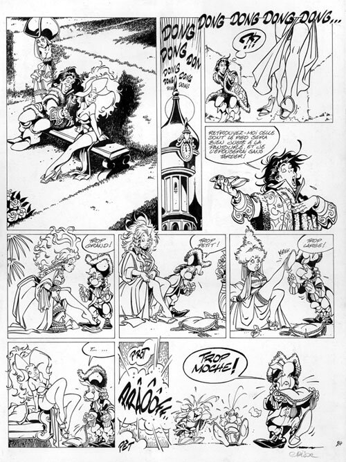 Crisse, Lorette et Harpye - Planche 24 - Planche originale