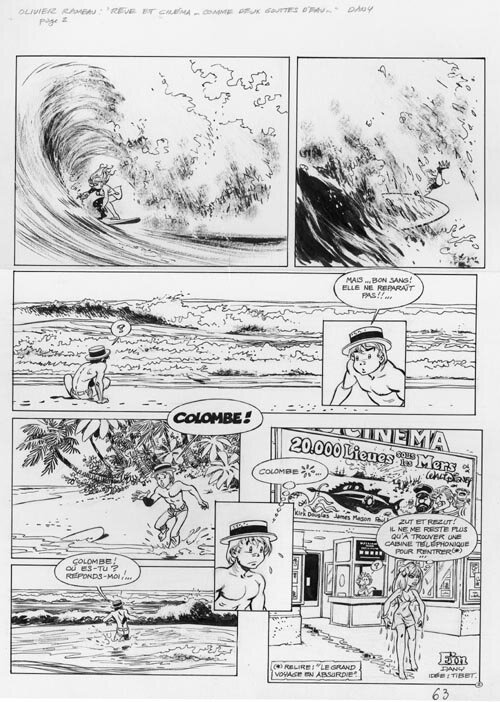 Dany, Olivier Rameau - Rêve et cinéma - 2/2 - Planche originale