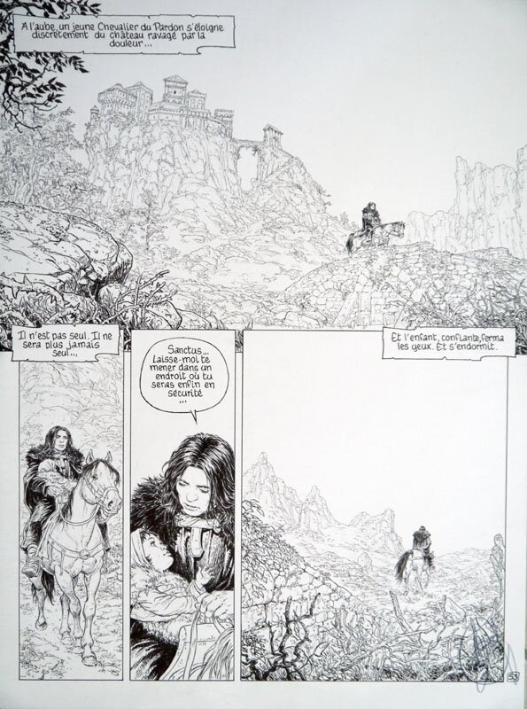 Philippe Delaby, Complainte des landes perdues - T7 - Planche 33 - Planche originale