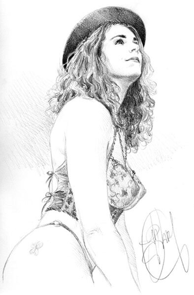 Pin-Up par Philippe Delaby - Illustration originale