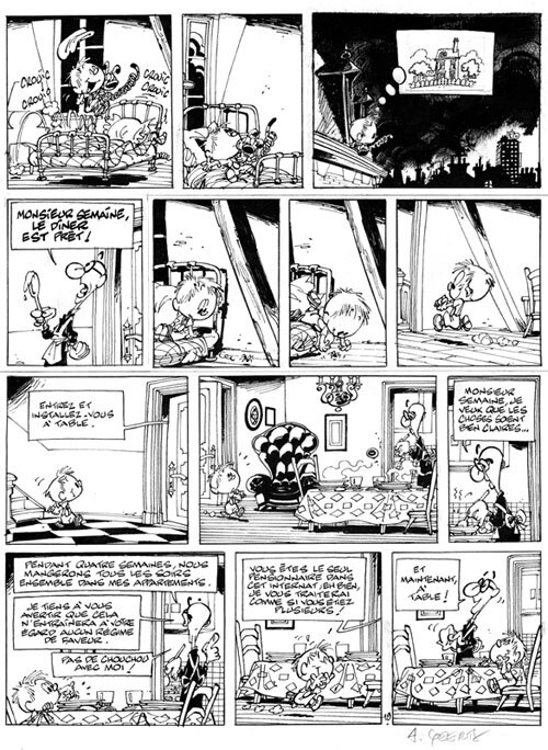 André Geerts, Jojo au pensionnat - Planche 18 - Comic Strip