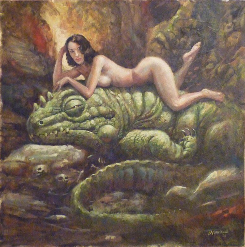 Jacques Lamontagne, Filles de Soleil T14 P11 - Original Illustration