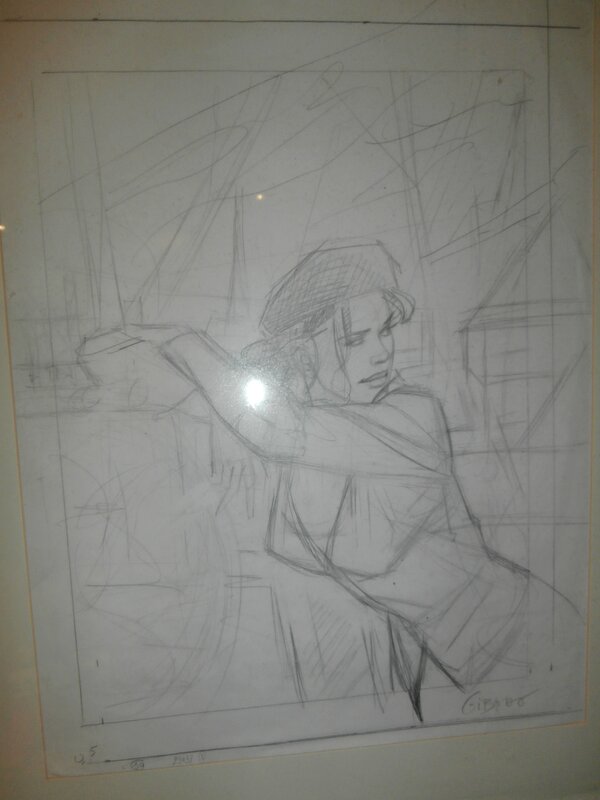 Jean-Pierre Gibrat, Festival bd saint malo affiche - Original art