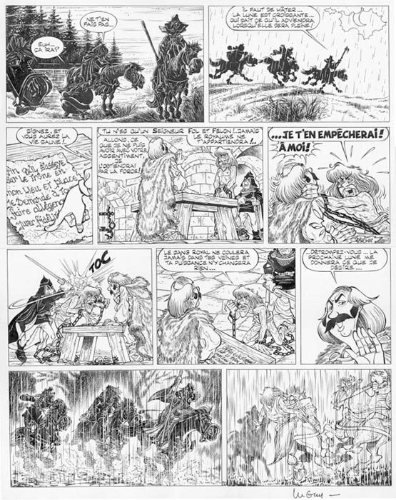 Philippe Luguy, Percevan - T08 - Planche 20 - Comic Strip