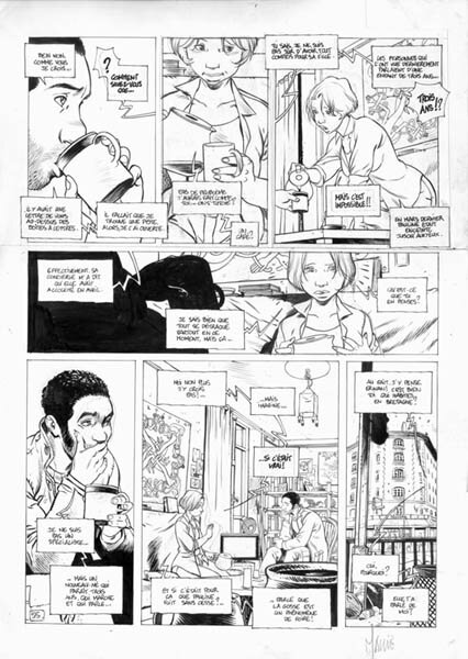 Vincent Mallié, Le grand mort - T02 - Planche 55 - Planche originale