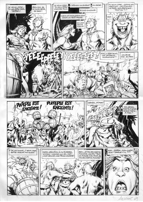 Jean-Louis Mourier, Trolls de Troy - T06 - Planche 04 - Planche originale