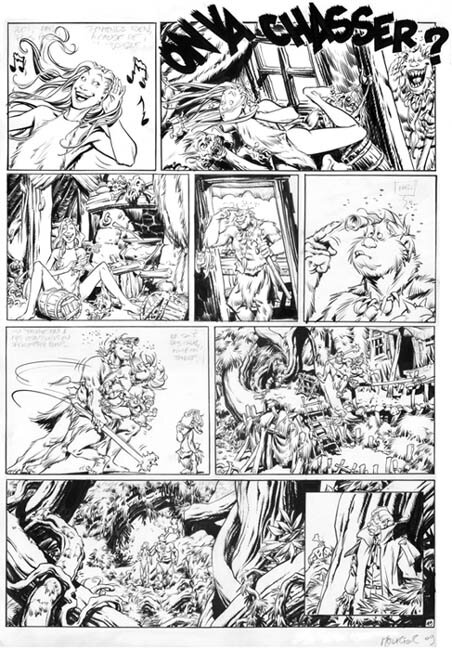 Jean-Louis Mourier, Trolls de Troy - T08 - Planche 19 - Planche originale