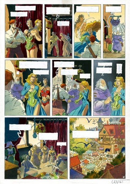 Yves Lencot, Lanfeust de Troy - T02 - Planche 03 - Comic Strip