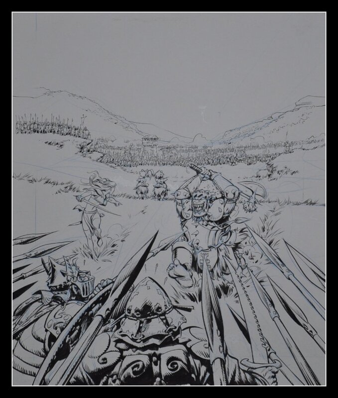 En vente - Jean-Louis Mourier, Trolls de Troy - Trolls dans la brume - Couverture originale