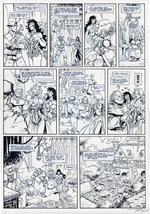 Didier Tarquin, Lanfeust de Troy - T02 - Planche 03 - Comic Strip