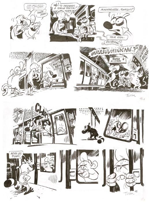 Fabrice Tarrin, Maki - Bravo la famille - planche 12 - Planche originale