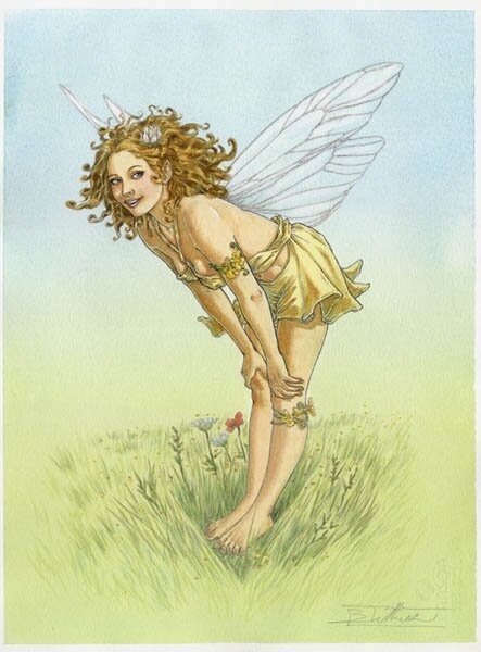 Le printemps by Béatrice Tillier - Original Illustration