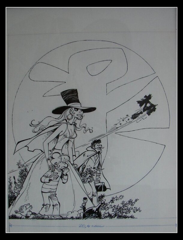 Will, André Franquin, Yvan Delporte, Isabelle - L'étang des sorciers - Couverture originale