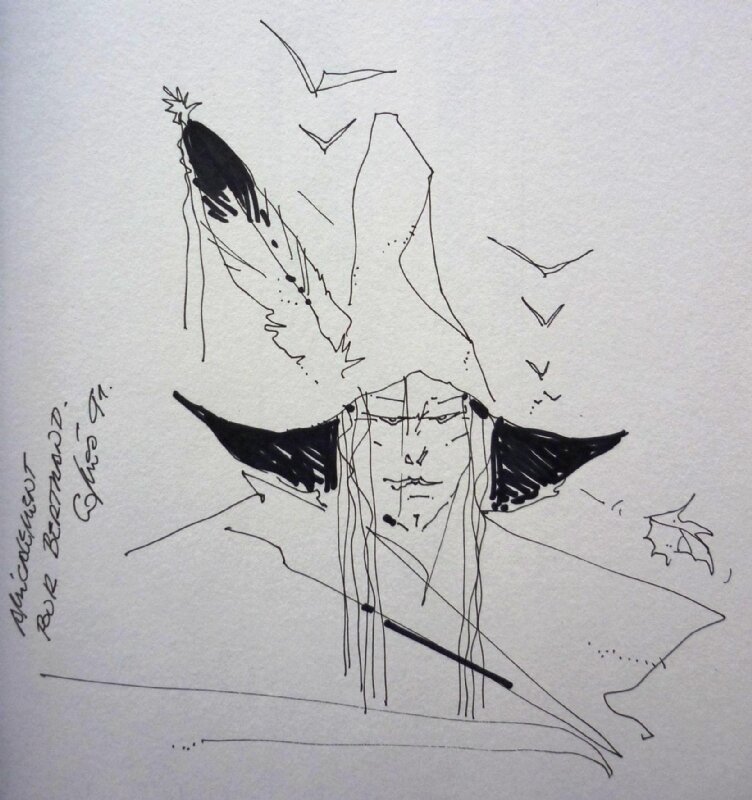 Comes - Sorcier by Didier Comès - Sketch