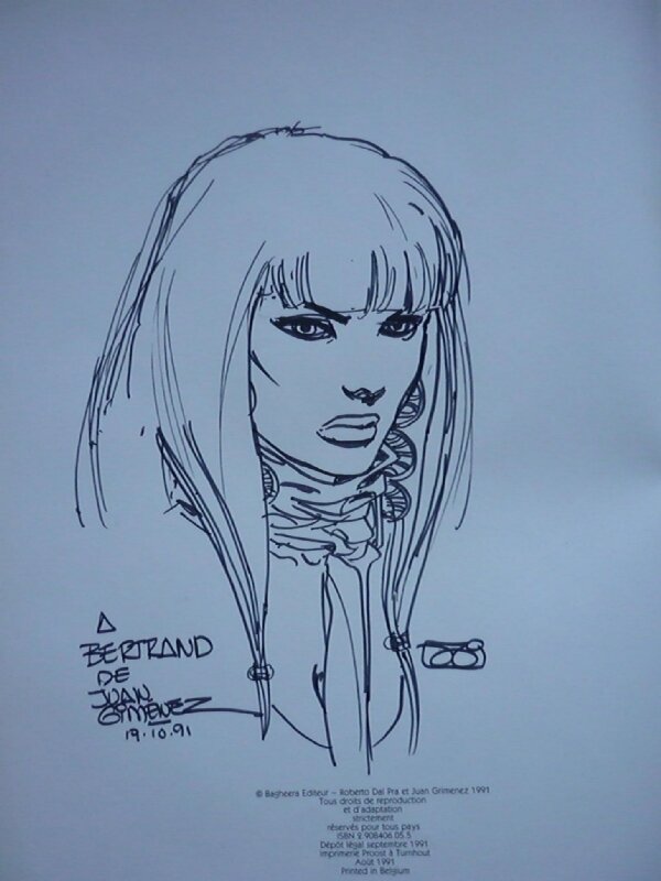 Gimenez by Juan Giménez - Sketch