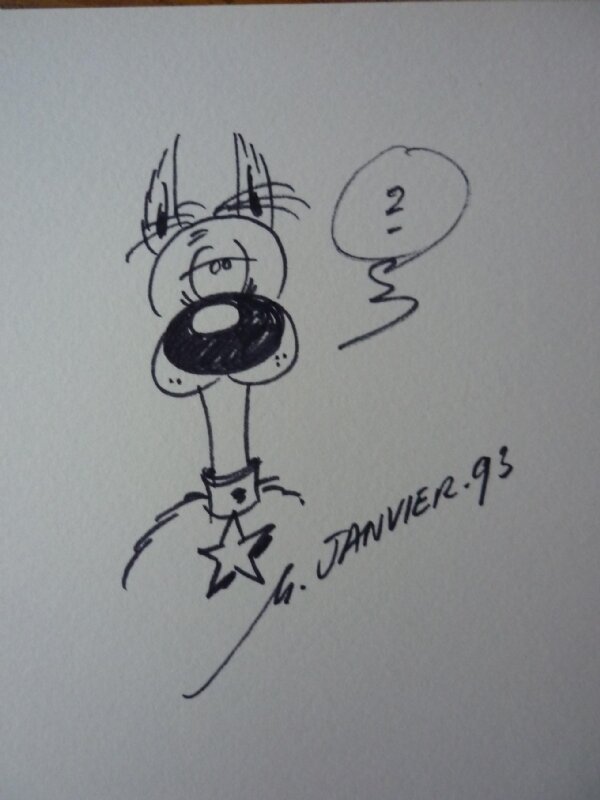 Michel Janvier, Rantanplan - Lucky Luke - Sketch