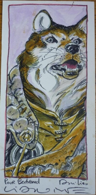 Lidwine - loup - Sketch