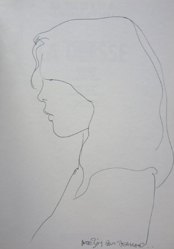 Moebius - La déesse - Sketch