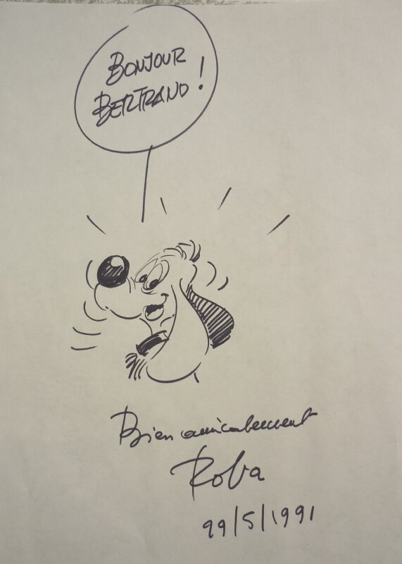 Roba - Boule et Bill - Dédicace