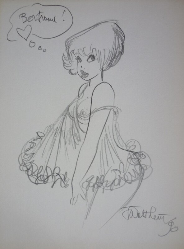 Walthéry - Natacha - Sketch