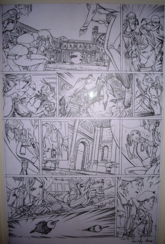 Cross Fire par Pierre-Mony Chan - Planche originale