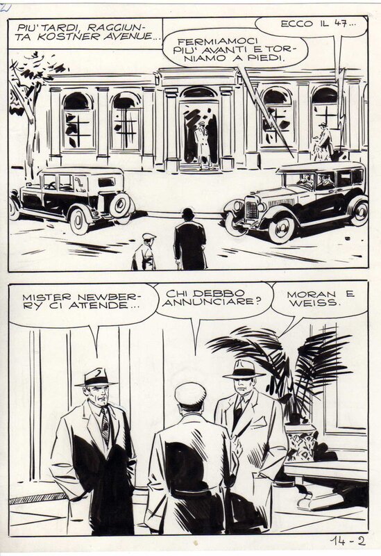 Athos Cozzi, Al Capone n° 14 page 2 (Editions Brandt) - Planche originale