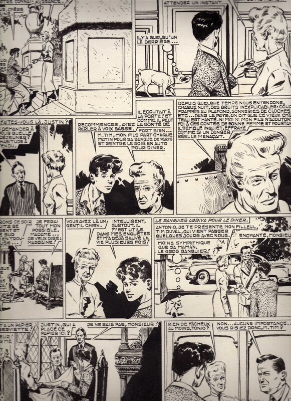 Jean-Paul Decoudun, Planche de la série Tim et Tom - Comic Strip