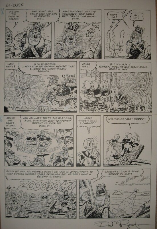 Duck par Don Rosa - Planche originale