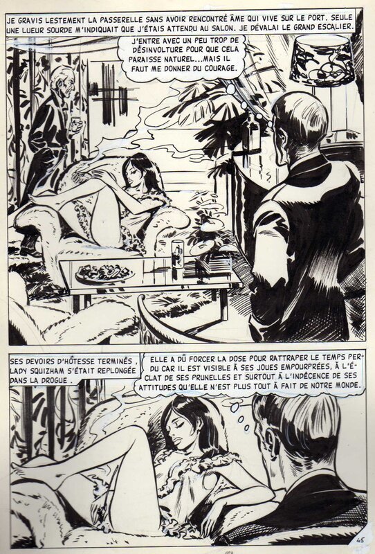La Marque du Démon by Jacques Géron - Comic Strip