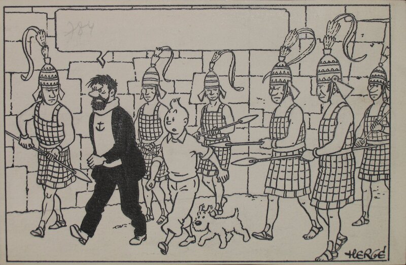 1948 - Tintin & Le Temple du Soleil   © Hergé – Moulinsart - Comic Strip