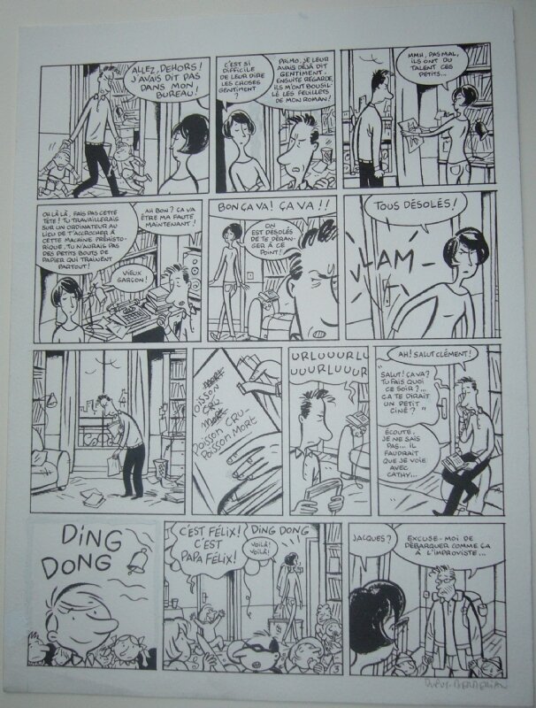 Charles Berberian, Philippe Dupuy, Dupuy Berberian - Monsieur Jean tome 4 - planche 3 - Comic Strip
