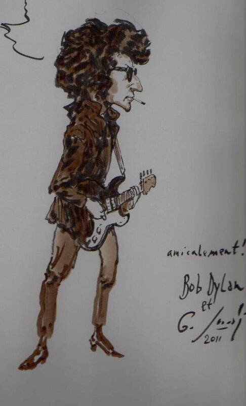 Bob Dylan by Gradimir Smudja - Sketch