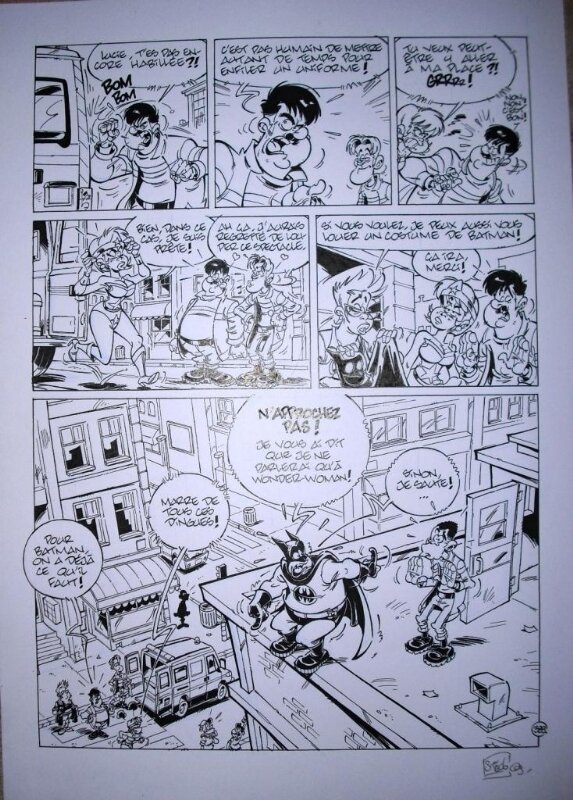 Les pompiers by Stédo - Comic Strip