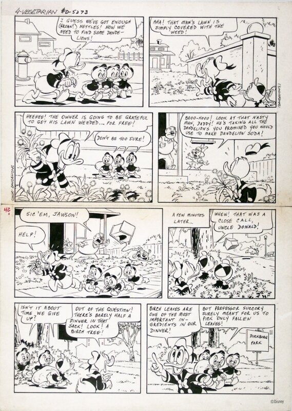 Donald Duck by Vicar - Comic Strip