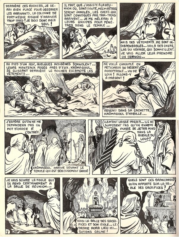 Liquois : Planche de Kromagoul - Comic Strip