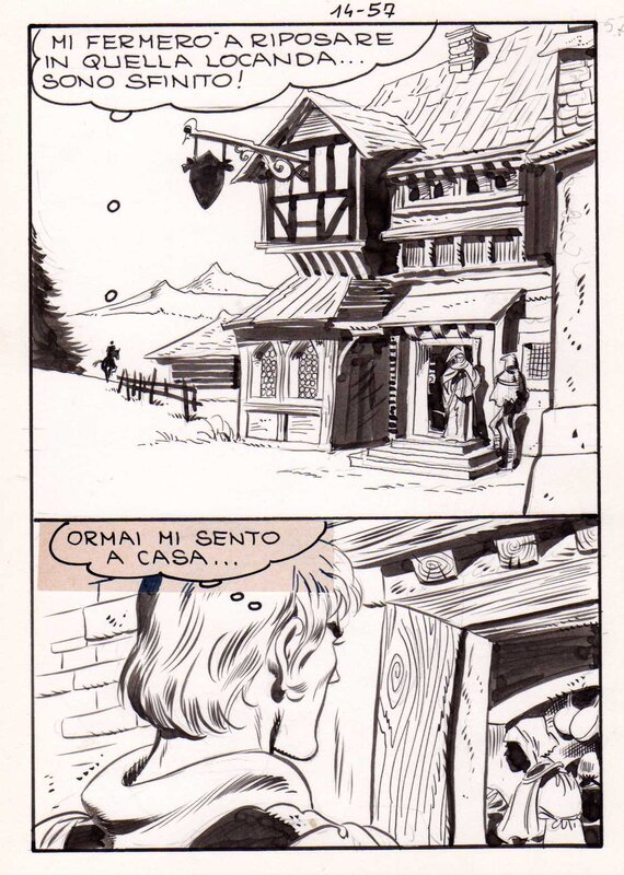 Leone Frollo, Lucifera N°14 page 57 - Comic Strip