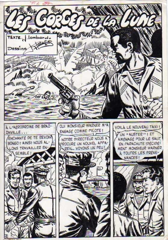 Tim L' Audace by Robert Hugues, Mancini, Colber, Trébor - Comic Strip