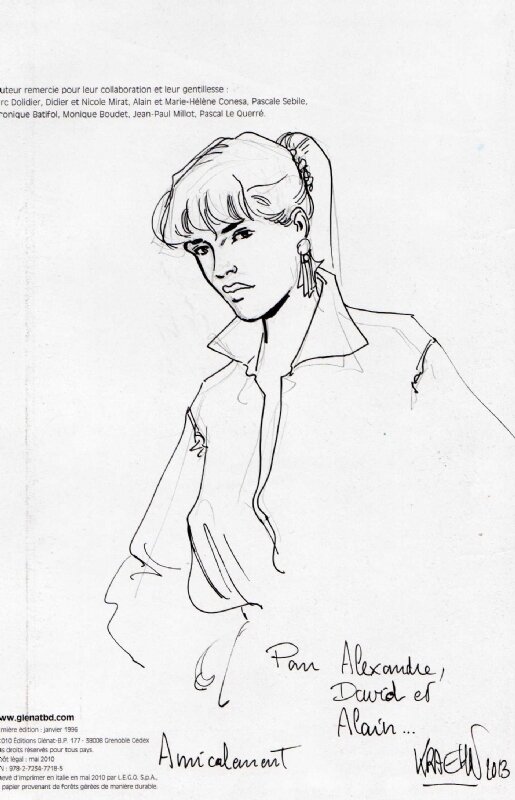 Jean-Charles Kraehn, Sylvia - Gil St André T1 - Sketch