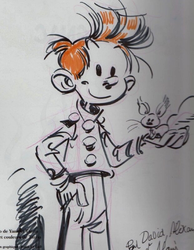 Spirou by Fabrice Tarrin - Sketch