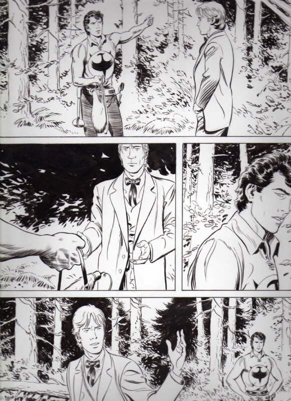 Zagor par Marco Torricelli - Planche originale