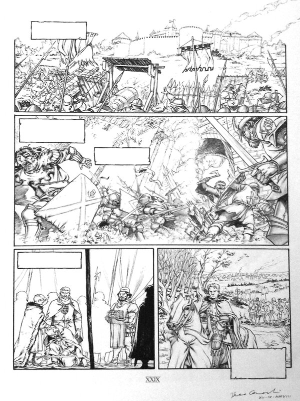 Théo, Theo Caneshi : Le trone d'argile - Comic Strip