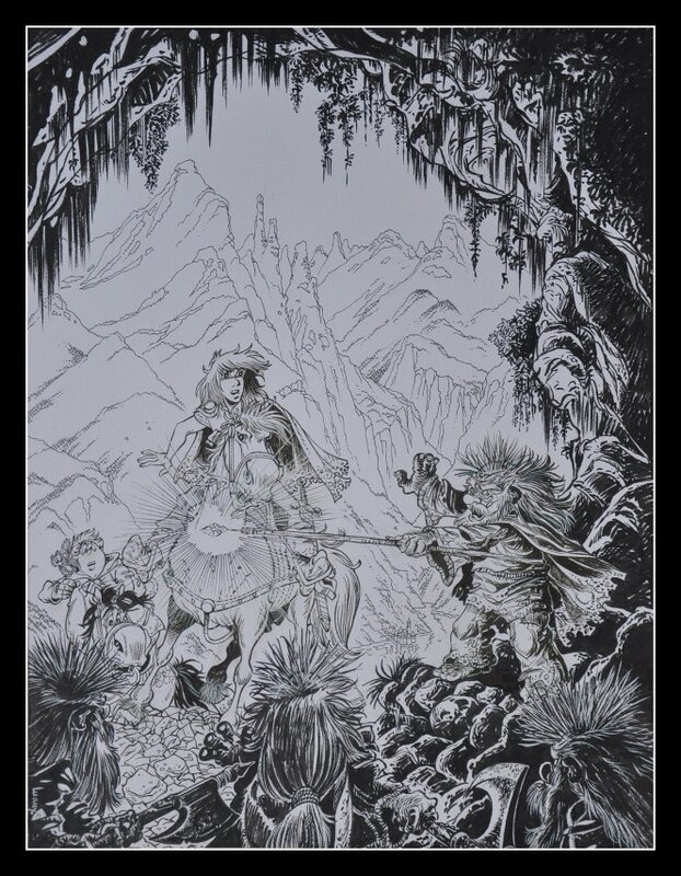 Philippe Luguy, 09.00R L'arcantane noire - Réédition - Original Cover