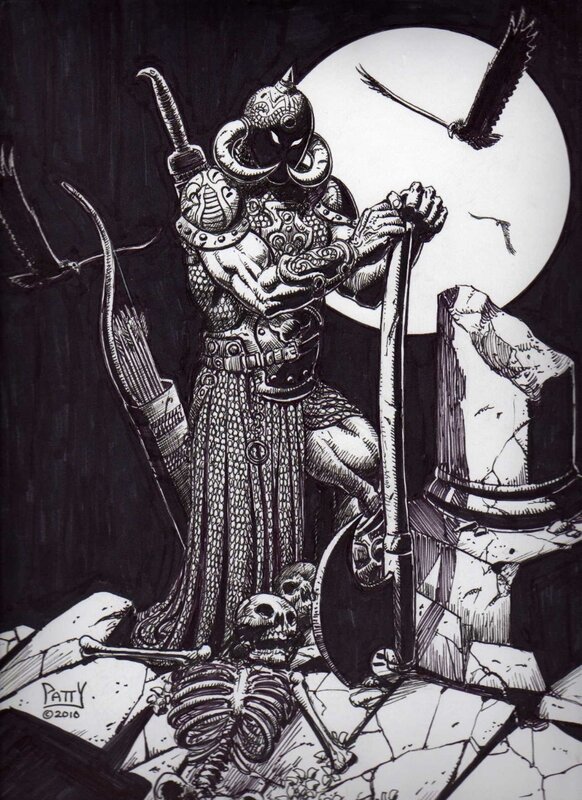 Death Dealer by Sean Patty - Original Illustration