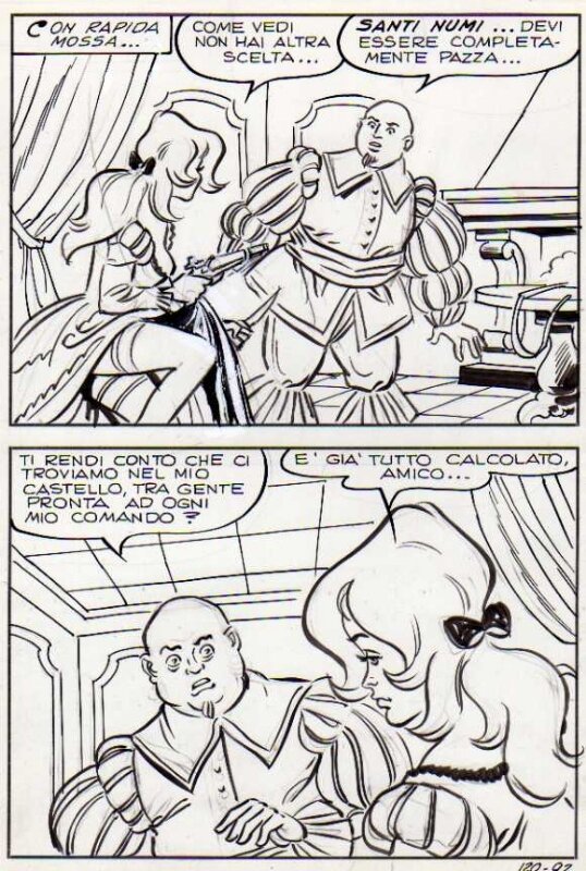 Sandro Angiolini, Isabella n°120, planche 92 (Elvifrance) - Comic Strip