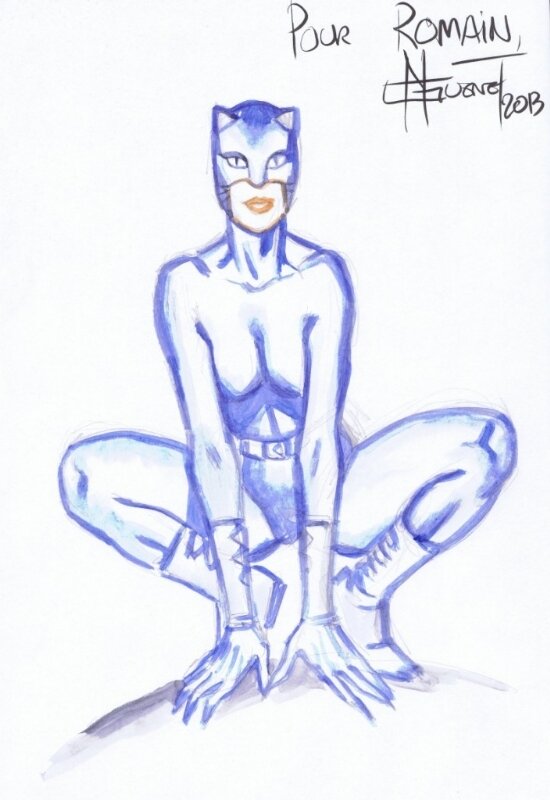 Catwoman Guénet par Nicolas Guenet - Dédicace