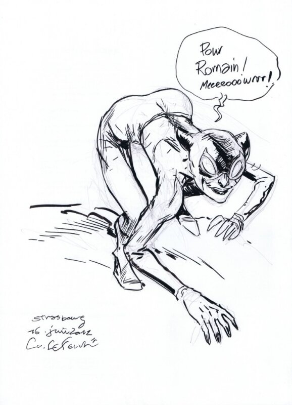 Catwoman Lefeuvre - Dédicace