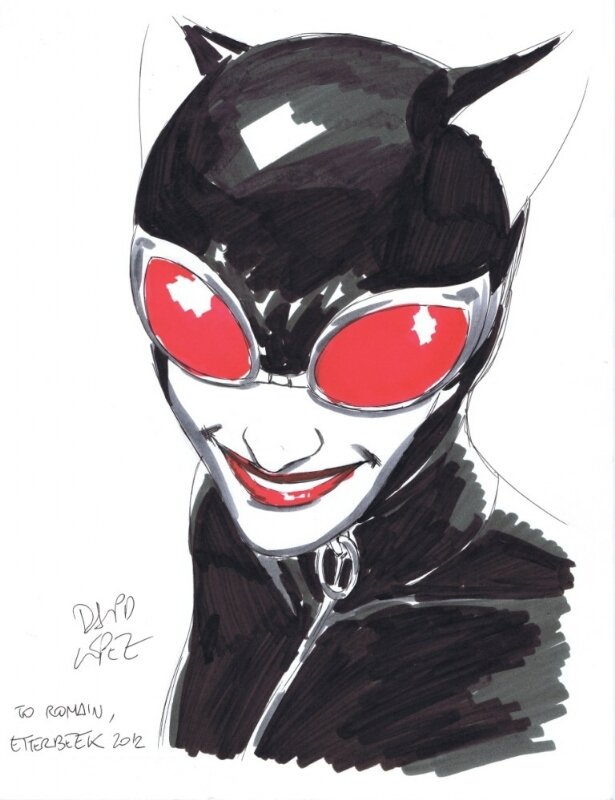 Catwoman Lopez by David López - Sketch